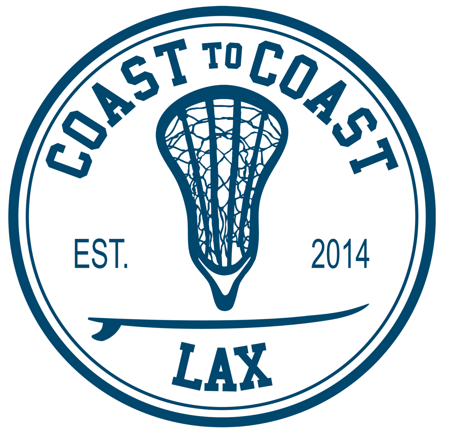 Coast to Coast Lax Sticker